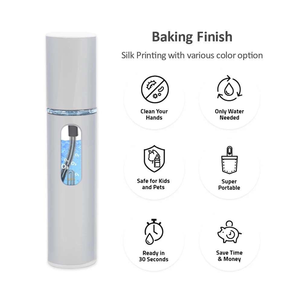 Mini 100g ozone water generator sprayer bottle medical o3 ozone generator