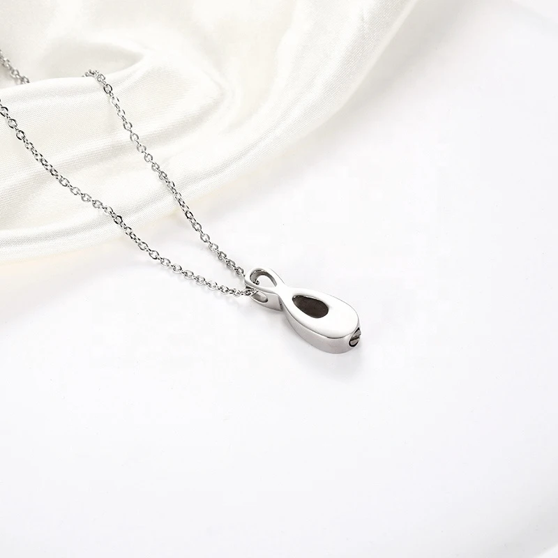 Perfume Essentials Oil Infinity Necklace Keepsake Pendant Forever Memorials Urn Pendant Stainless Steel Cremation Jewelry