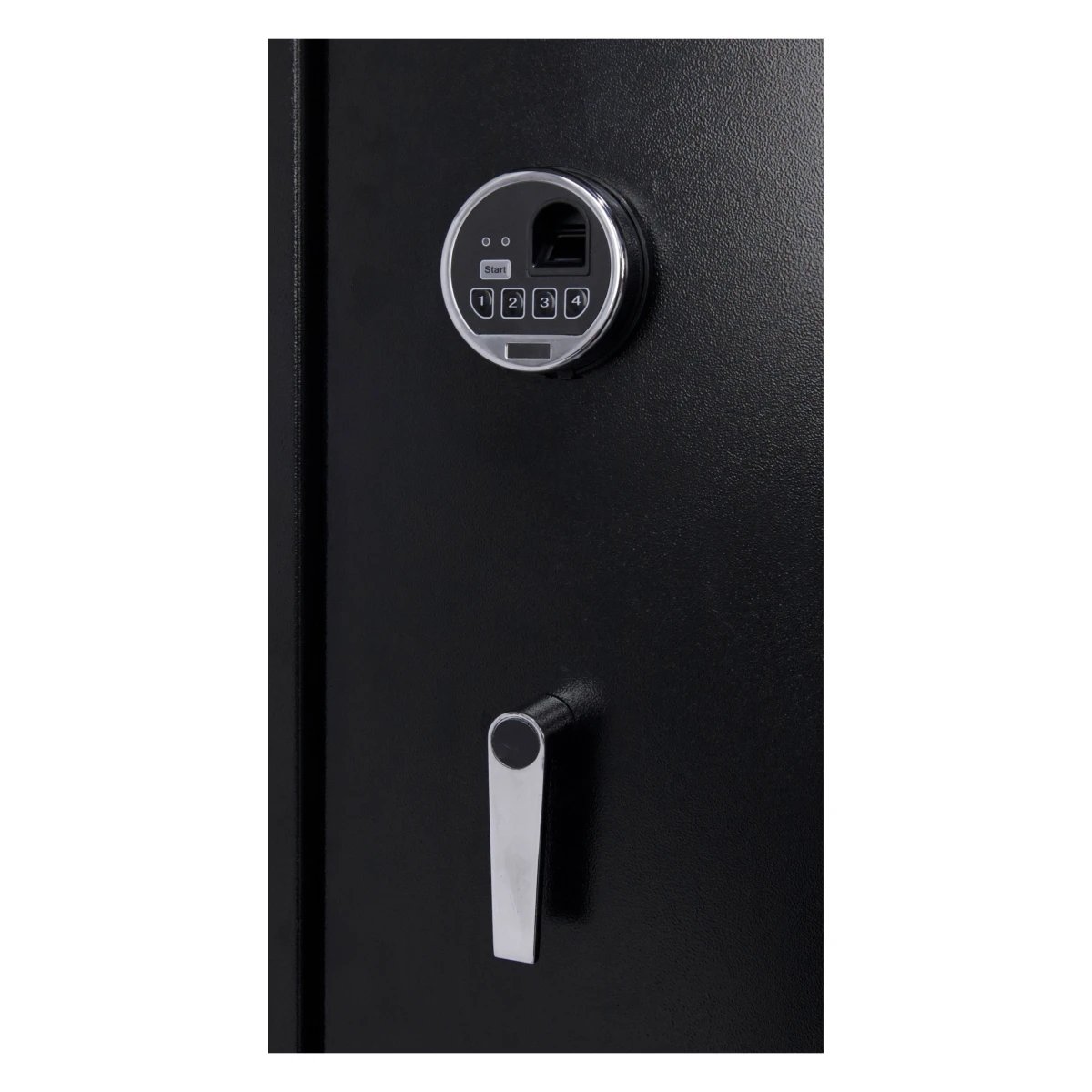 Europe Metal Steel Case Cabinet Digital Biometric Fingerprint Gun Safe Box with Fingerprint identification lock and password key