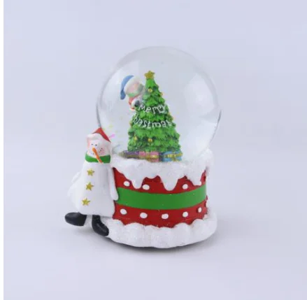 Christmas Decor Gift Resin Craft Snowball Custom