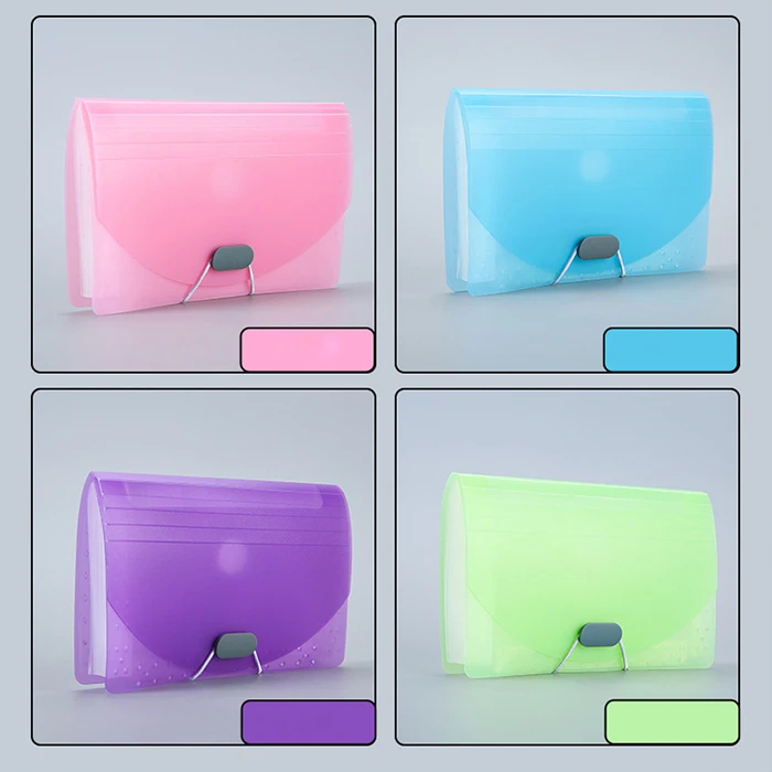 A6 Paper Expanding Document Bag Folder Accordion File Organizer with 13 Pockets