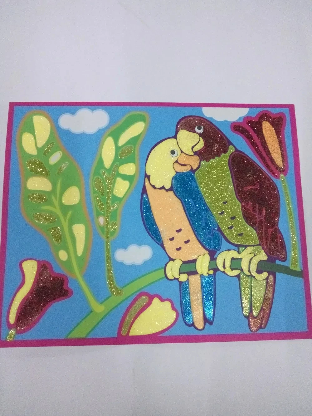 DIY Magic Transfer Wticker Transfer Painting Crafts for Kids Arts And Crafts Toys