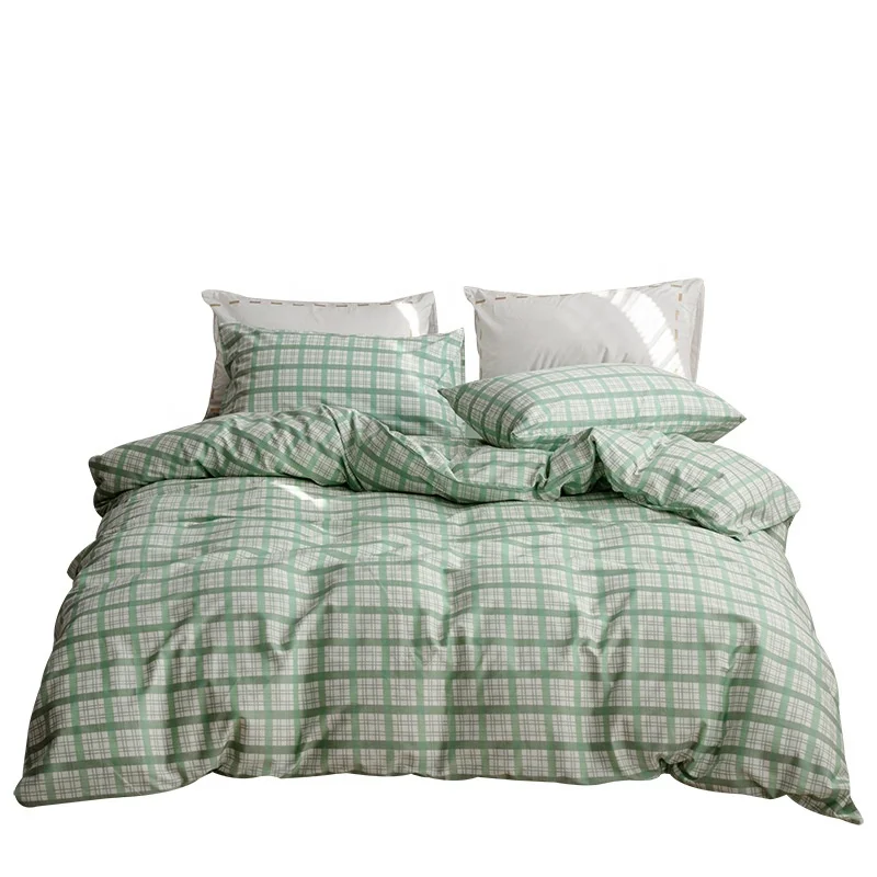 Retro And Simple Cover Bed Bedding Set Bedsheet And Duvet Set Egyptian Cotton Duvet Cover