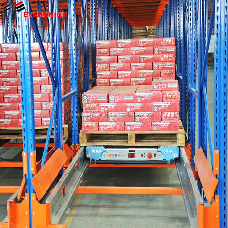 
Service Equipment Warehouse steel Storage Radio Shuttle Racking System 