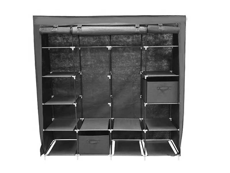 Factory Wholesale OEM Design DIY Storage Bedroom Desarmables Closet Home Furniture Modern Portable Foldable Wardrobes for Cloth