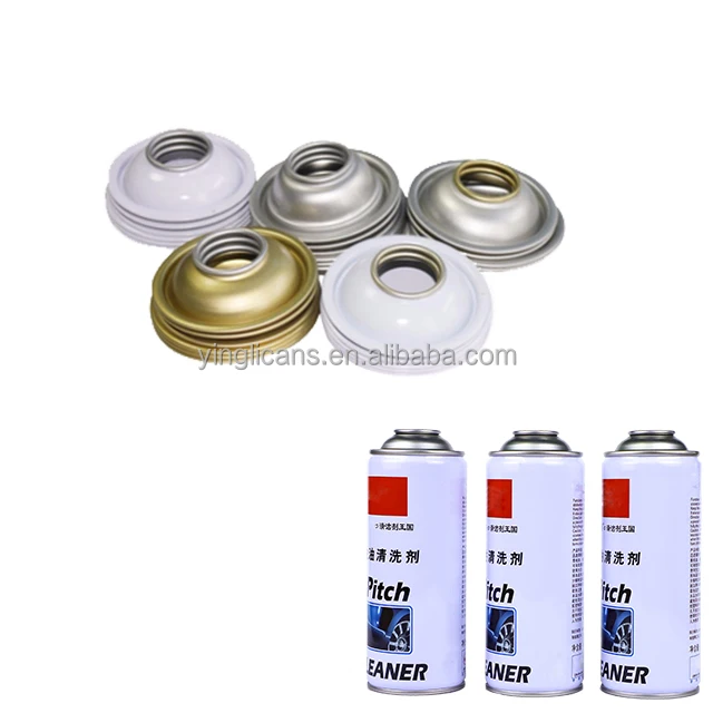 Accessories for Aerosol  Factory direct sale aerosol top and bottom for different sizes aerosol cans