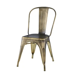 Popular restaurant kitchen metal iron industrial stackable bar stool barstool dining chair for sale