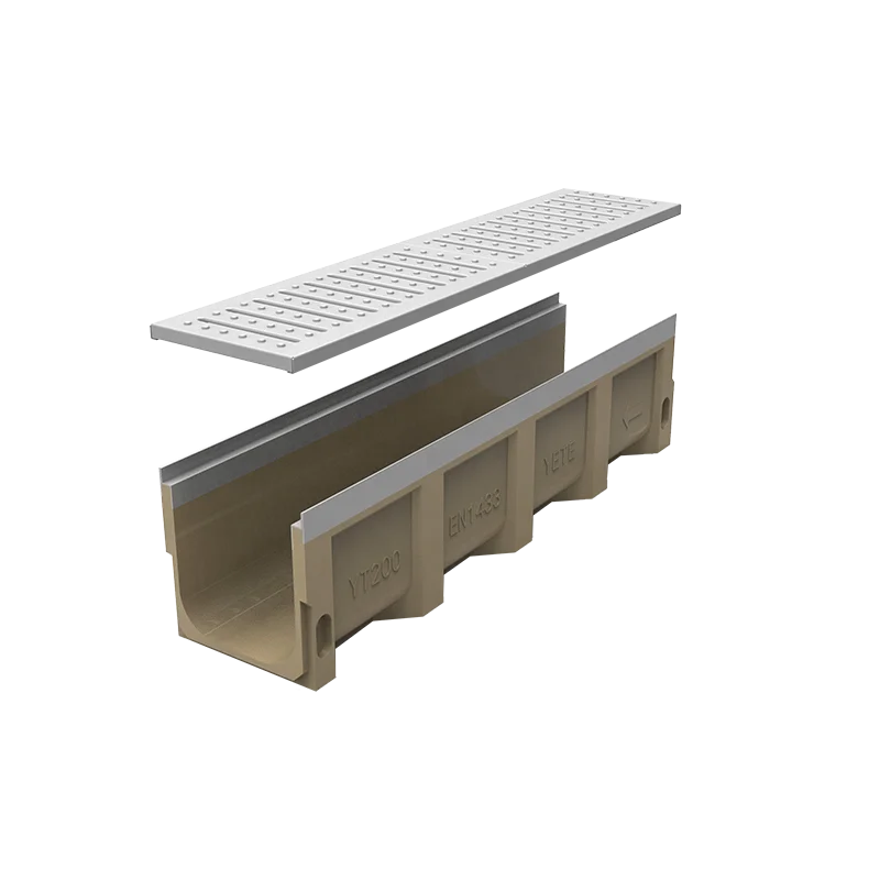 YETE High quality stainless steel drain stainless steel drain cover precast concrete drainage channel