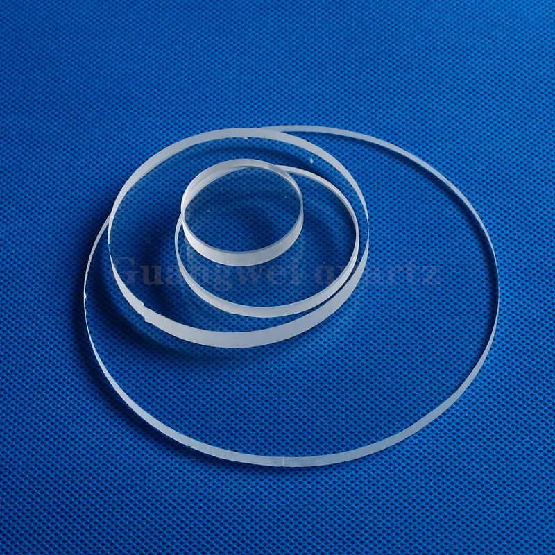 Настраиваемая прозрачная пластина из кварцевого стекла с высоким коэффициентом пропускания 92-99.5%, прозрачная пластина из кварцевого стекла