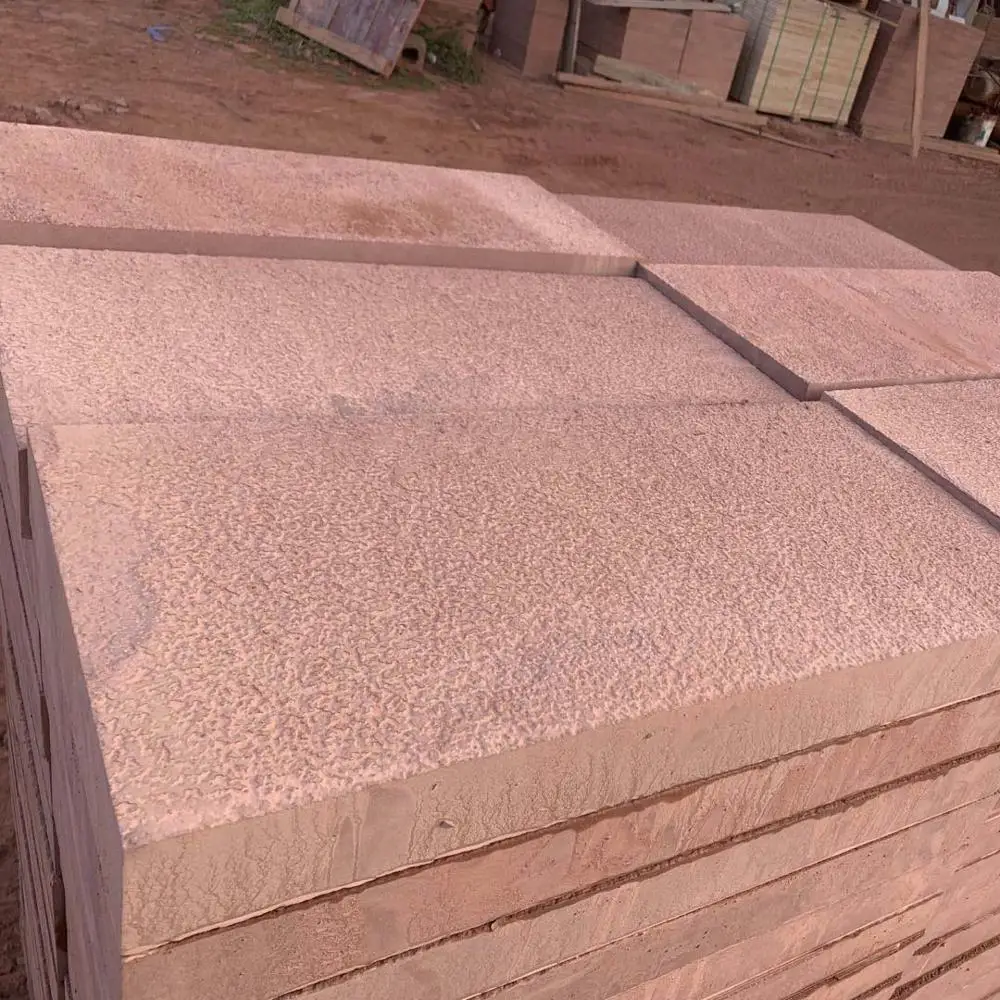 indian red sandstone paving tiles