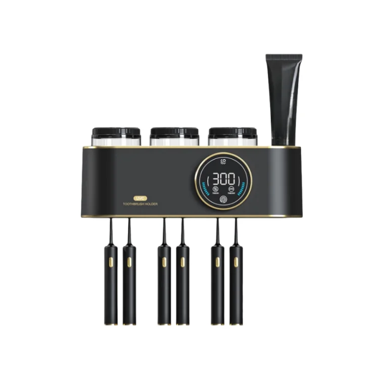 Disinfector UV Sterilizer Toothbrush Holder Automatic Toothpaste Dispenser Sanitizer