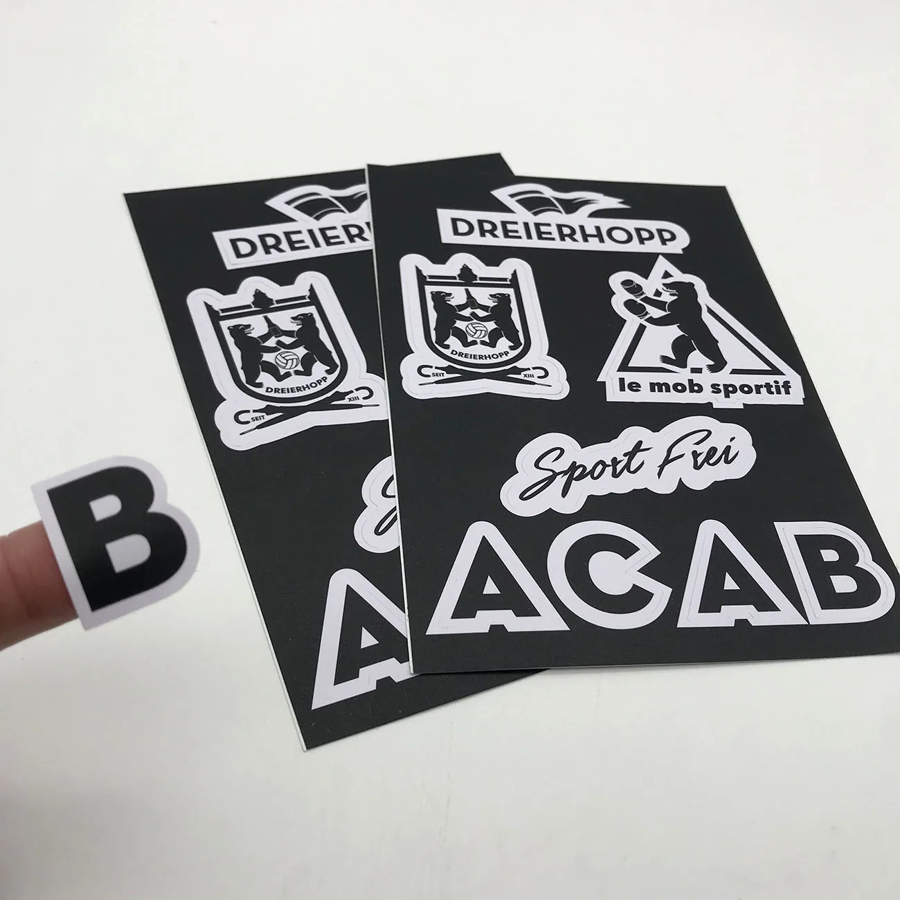 Art Half  Vinyl Custom Matt Finish Sticker Sheet Kiss Cut PVC Waterproof Self Adhesive Label Sticker