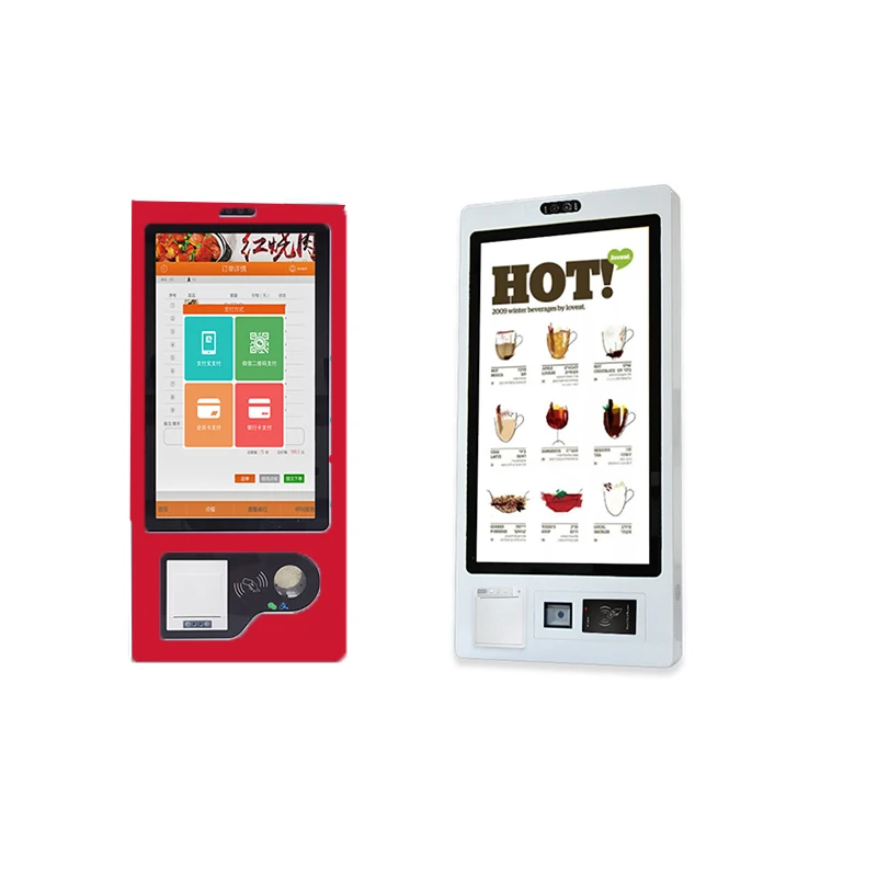 Crtly Fast Food Self Ordering Kiosk Bill Payment Order Terminal Service Machine for Mc Donalds Burger