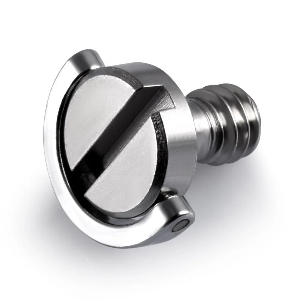 Camera Screw C ring Dring 1/4 3 /8 20 Quick Release Plate Tripod Mount screw  slotted camera screw