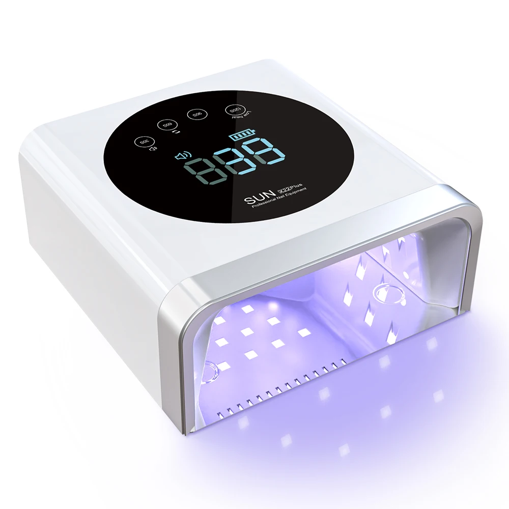 OEM ODM Private Label 72W rechargeable wireless Nail Polish Curing Lamp cordless led uv nail Lamp for Gel Dryer