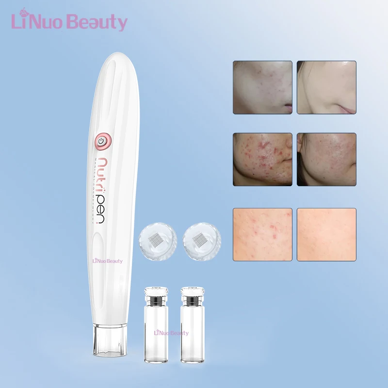 facial hydra beauty pen personal skin care mini electric nano hydro face lifting winkles removal Meso Derma roller pen