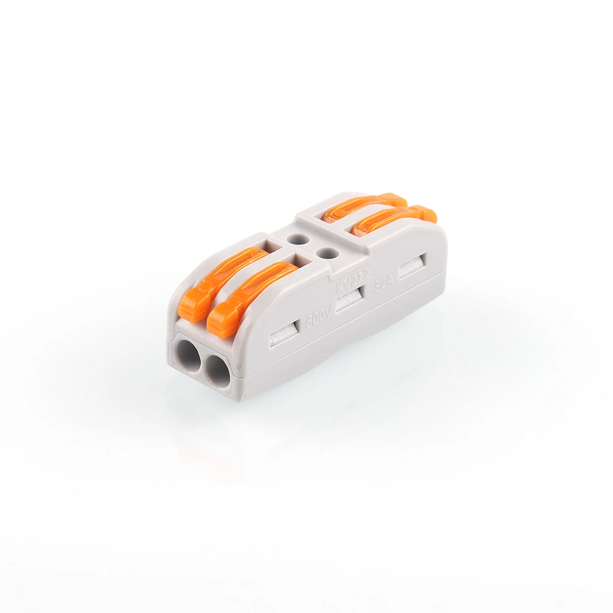 222 SPL-2 222-412 2Pin Универсальный Компактный проводной разъем Быстрый пуш-ап в проводниковый блок