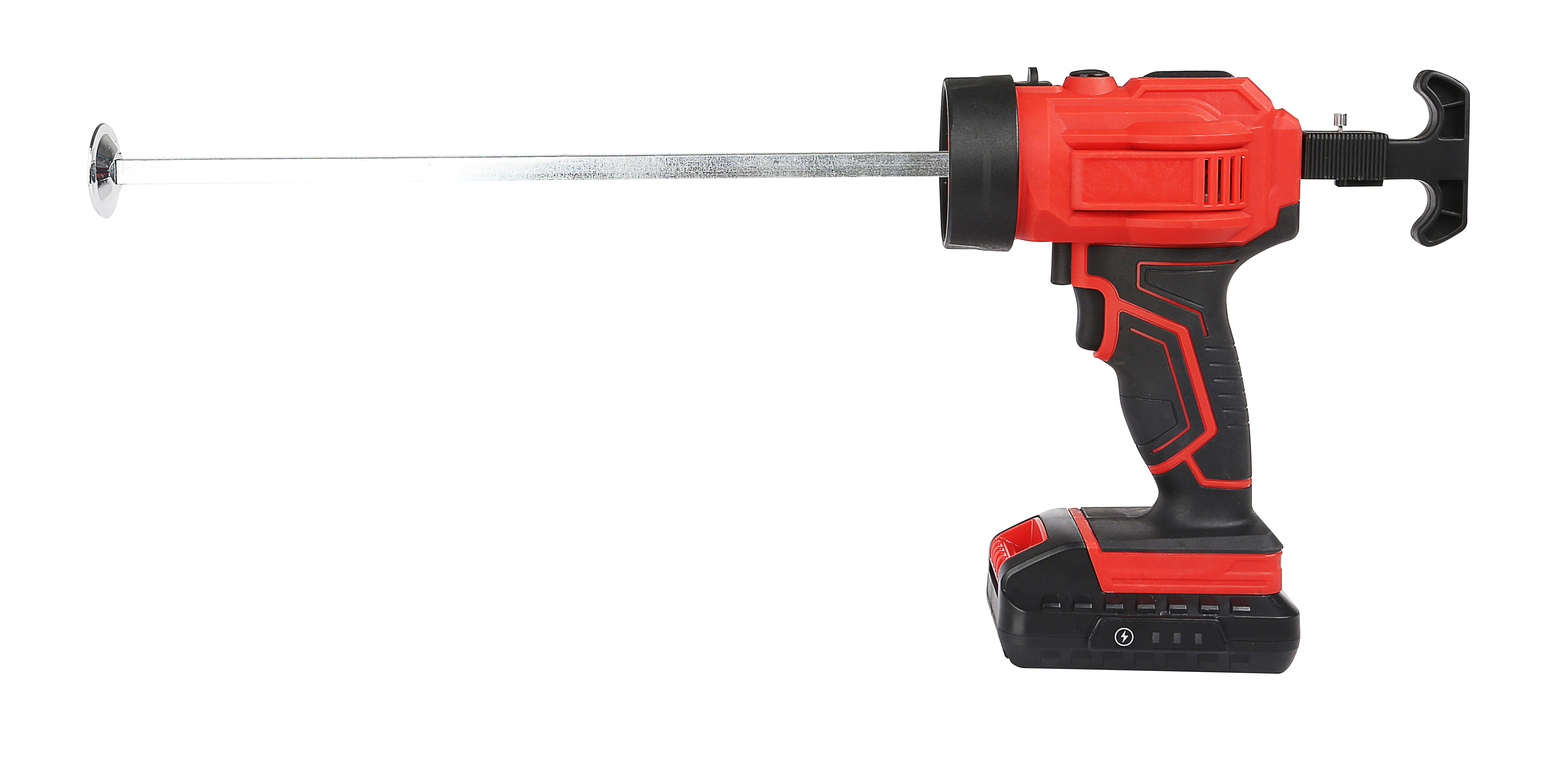 Li-on Battery Refillable Pneumatic Glue LED Power Electric Power Battery Caulk Gun Caulking Gun