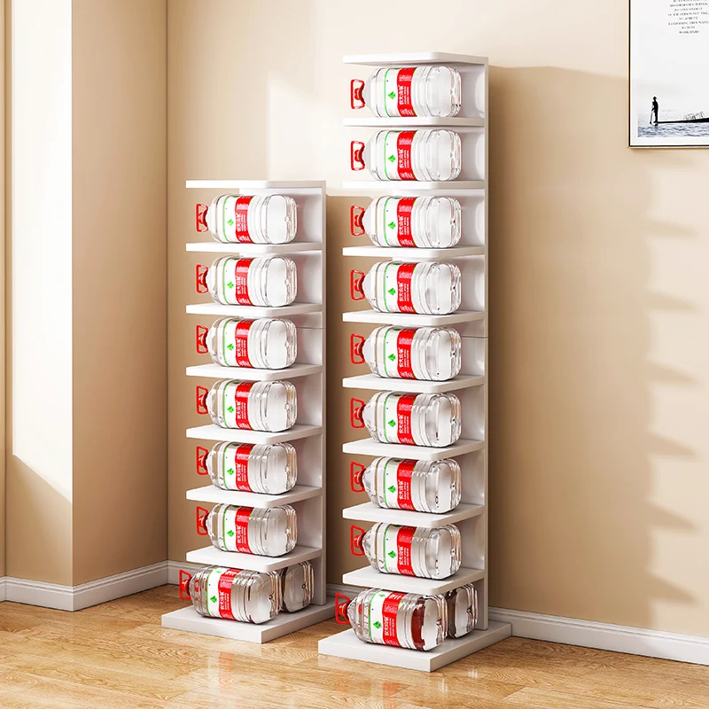 Guaranteed Quality wooden nordic bookshelf with cabinet bookcase modern luxury living room 9 shelf bookcase