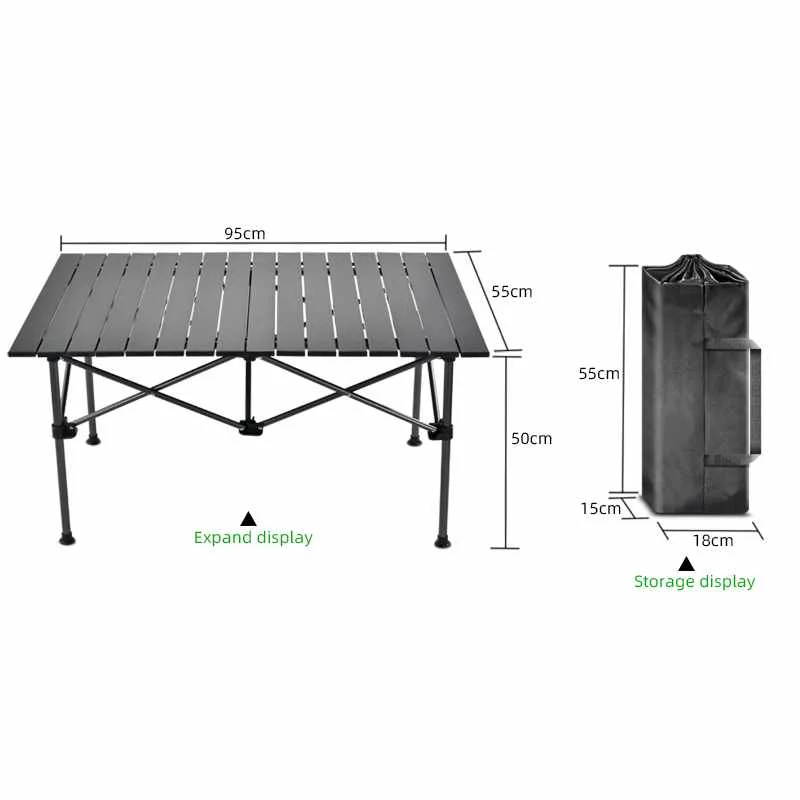 
Metal High Quality Lightweight Portable Camping Fold Table For Sale 