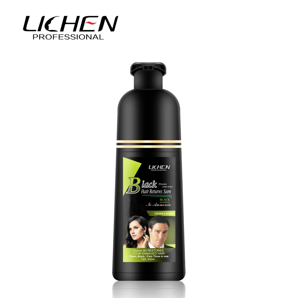 Hair Color Dye China Factory Temporary Liquid Natural Organic Hair Color Shampoo with Private Label