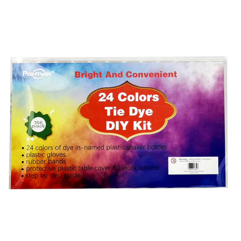 Factory Wholesale Tie Dye Kit Non Toxic Permanent Dye for Fabric Clothes Diy for Kids and Adults Family Party