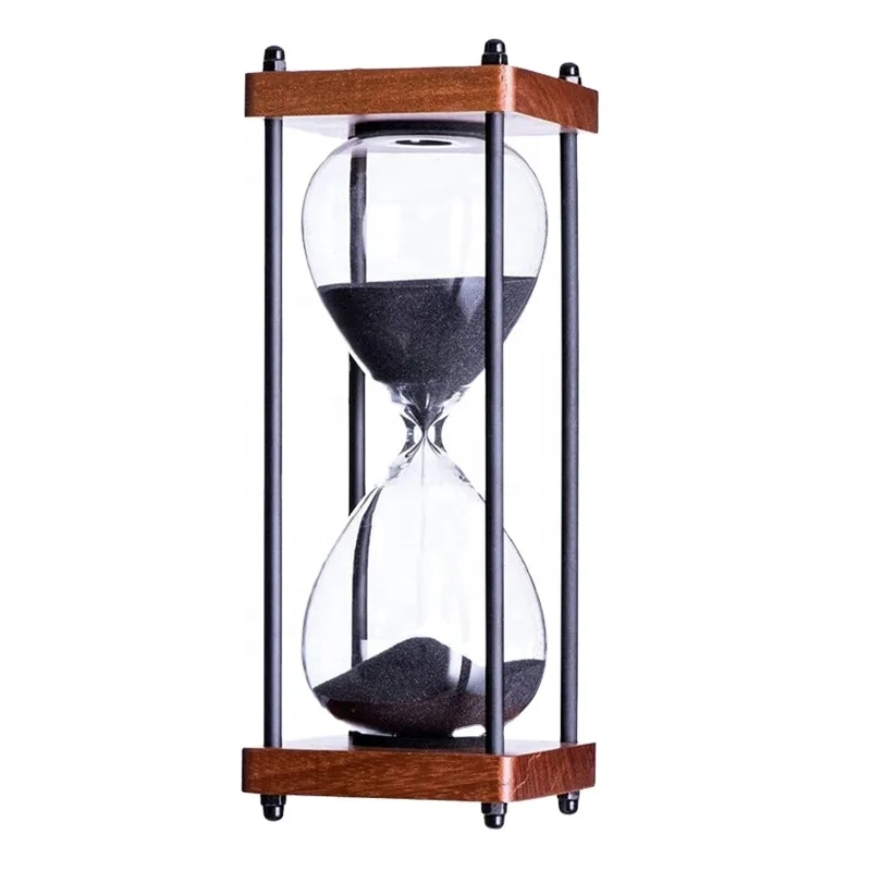 Unique Clock Hour Glass 1/3/5/10/15/30 Minutes Sandglass Timer Hourglass Decoration