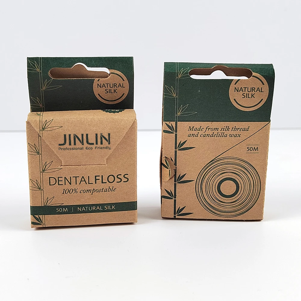 Ecofriendly Custom Printed Logo Ptfe Nylon Uhmwpe Reusable Container Spool Individually Wrapped Dental Floss