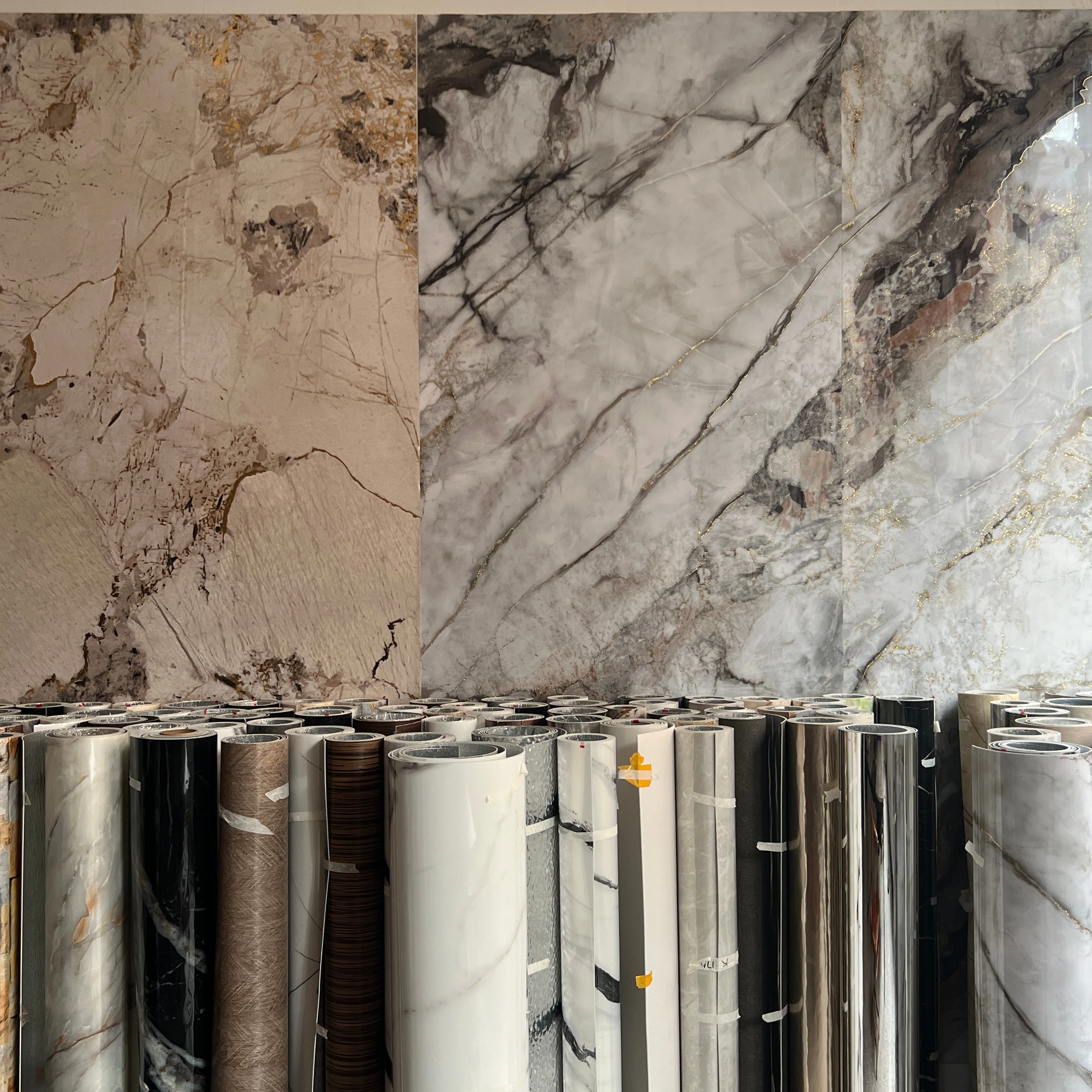 Hot Selling 1.2m*3m Waterproof Decorative Wall Paper Rolls Self-Adhesive Furniture Sticker Vinyl Wood Grain PVC Wallpaper