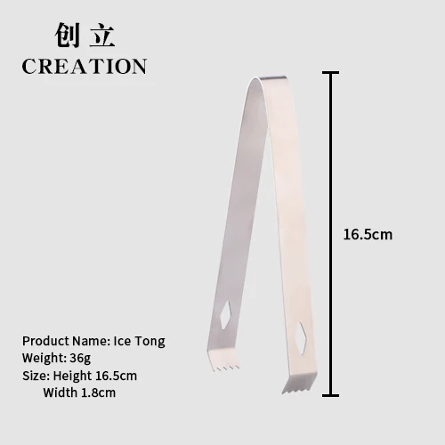 Factory Direct Custom Firm Mini Bread Tong Home Utensil Metal Stainless Steel Food Serving Bread Salad and Pasta Tong