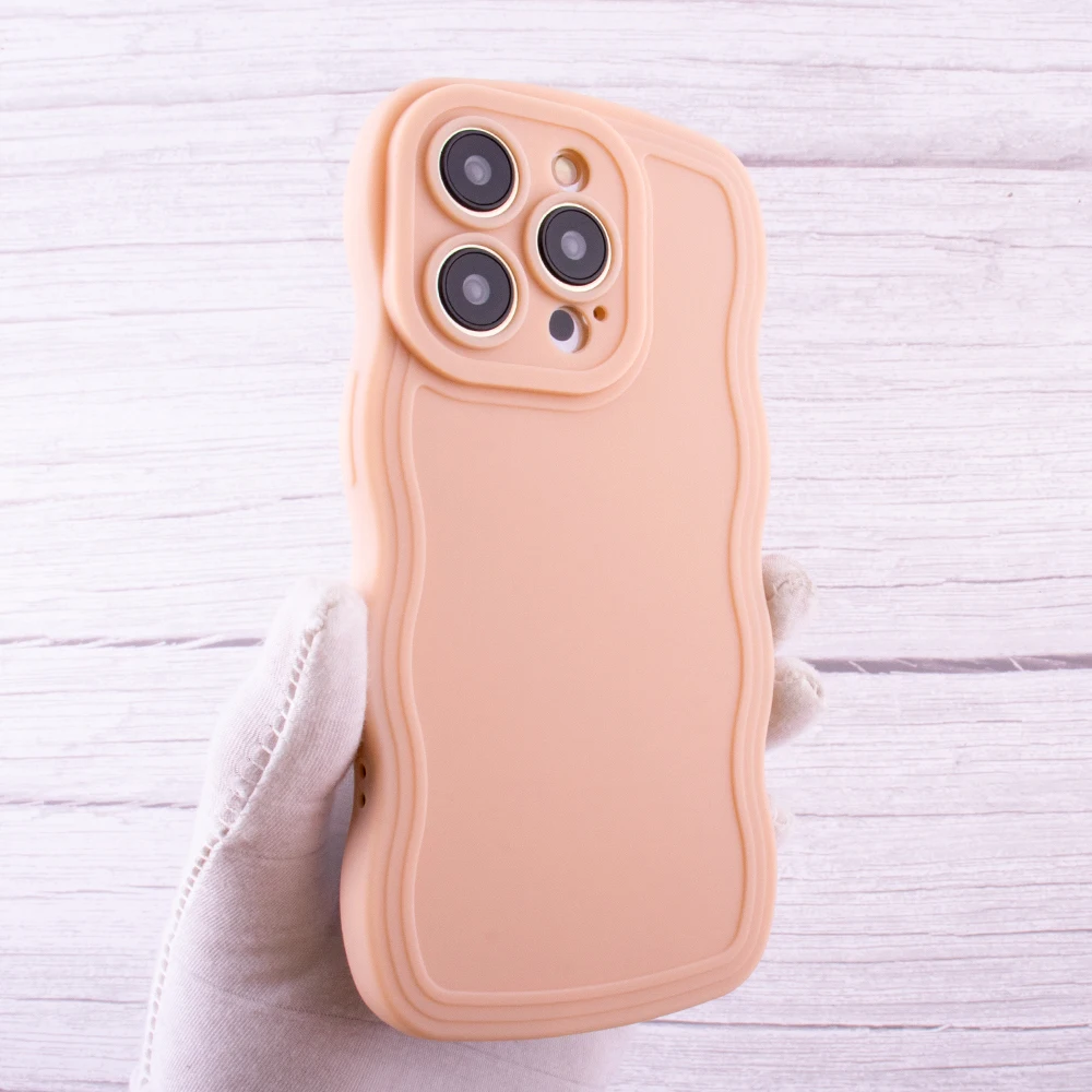 Promotional shockproof square TPU frosted protector wave bumper phone case for Samsung Galaxy A14 5g  case silicone