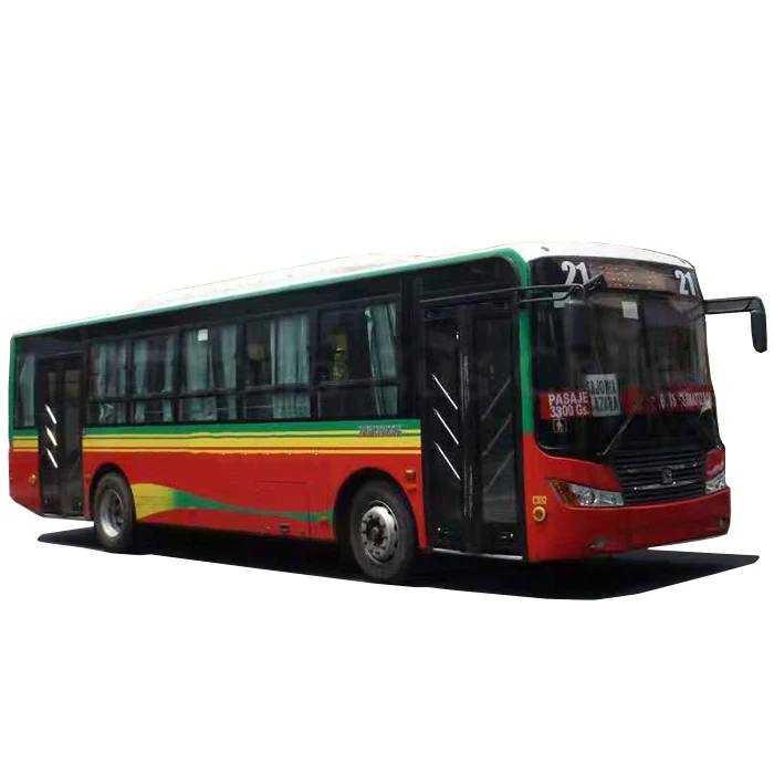 China Bus Diesel City Bus 57 Seats More Seats 10m Passenger Shuttle Bus 210hp