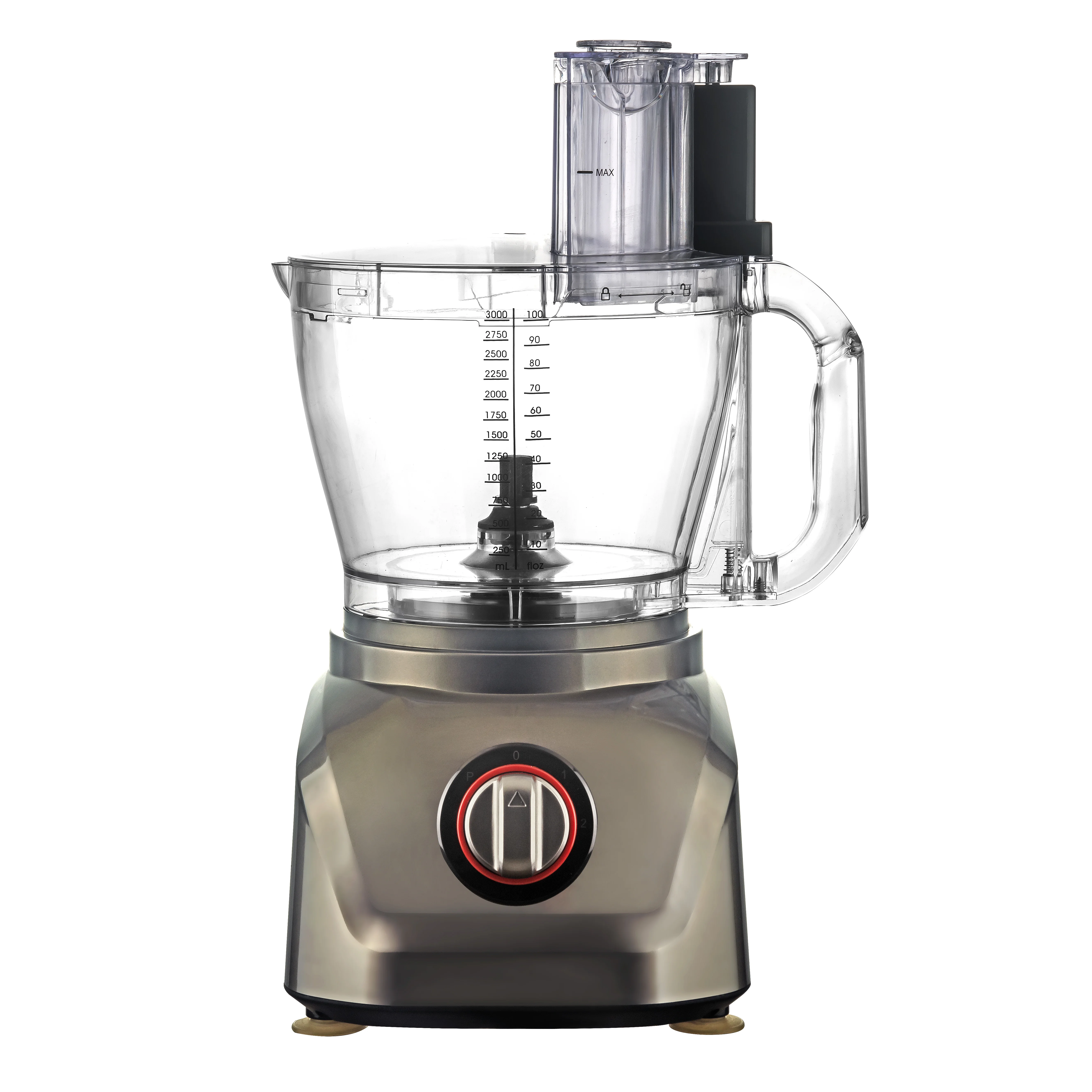 Large Capacity 3.0L 1000W Brown Multifunctional Kitchen Appliance Electric Food Processor