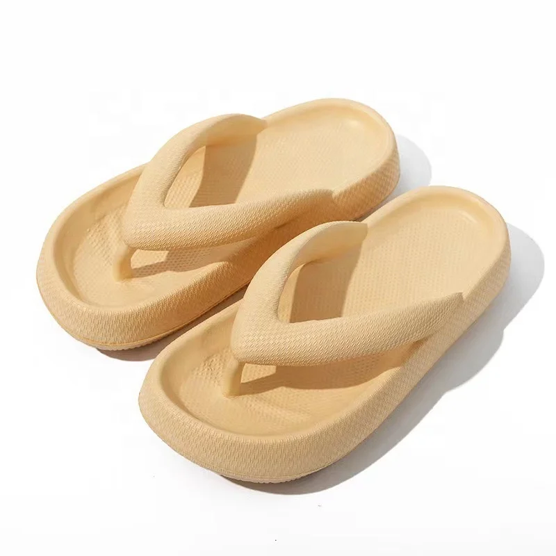 Summer women and man  indoor outdoor 4CM thick sole  EVA flip flops slides slipper sandals