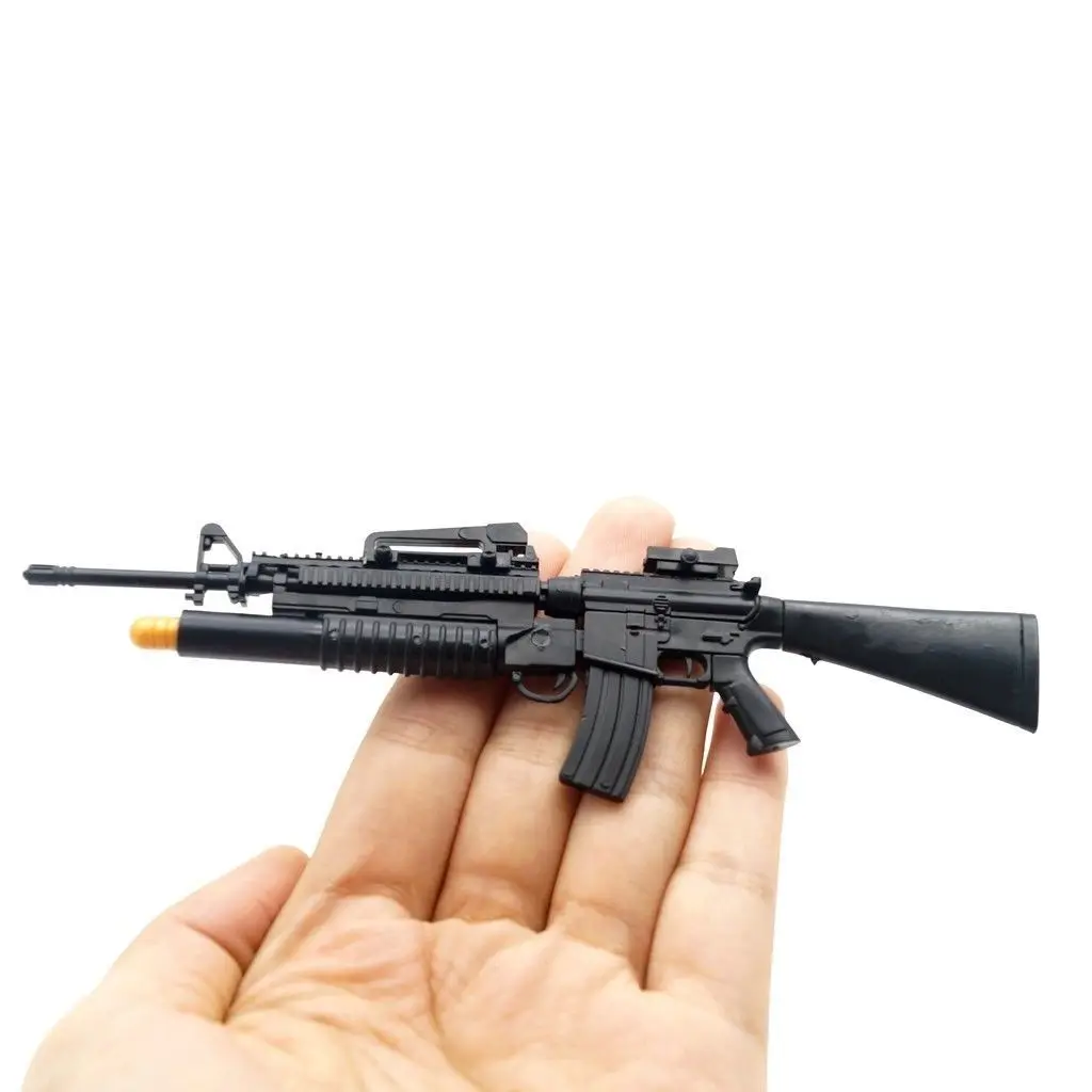 1/6 Scale M16A4  Rifle Gun Assemble Model Toys Puzzles Building Bricks Toy Model  For Action Figure