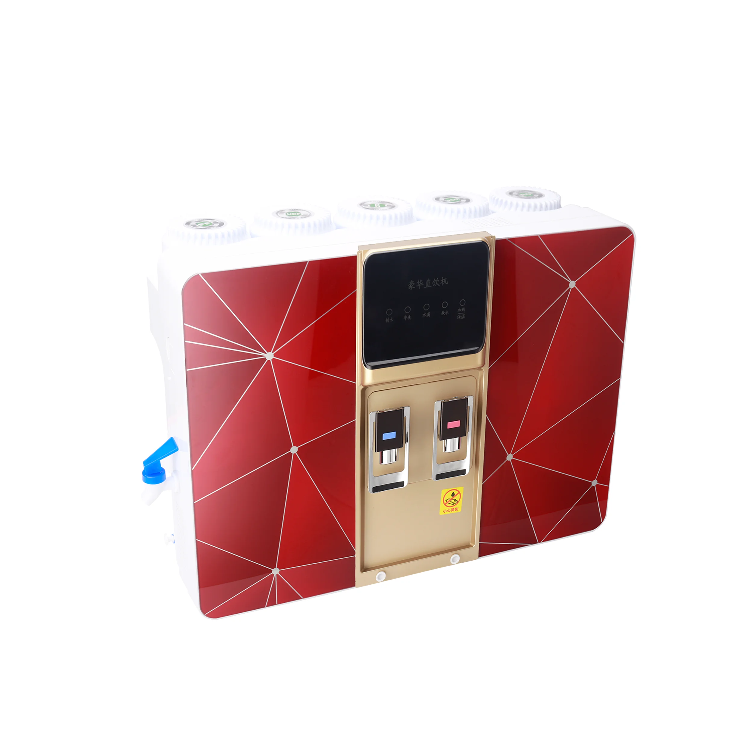 water purifier filter two taps water purifier machine for heating water