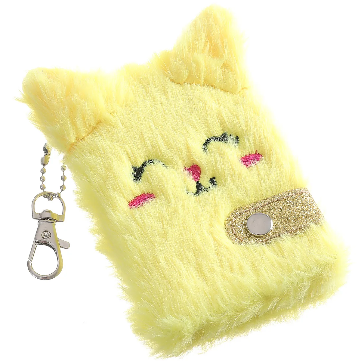 Stationery Furry Cat Notebook, Cute Furry Cat Notepad, Cartoon Cat Furry Note Pad