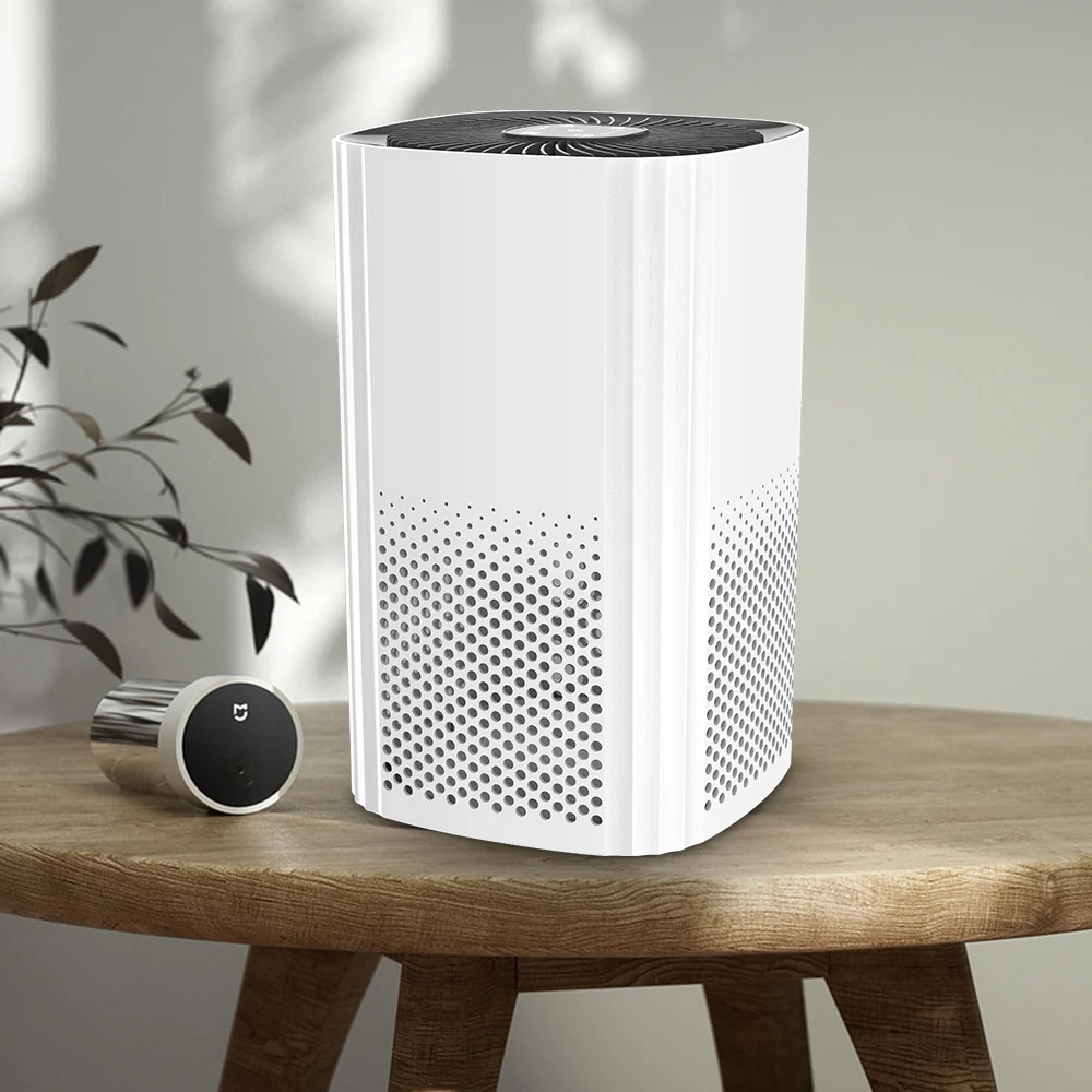 Hot Selling round Desktop HEPA Portable UV Air Purifier with WIFI Small Desktop Ozone Generator for Home Use OEM Available