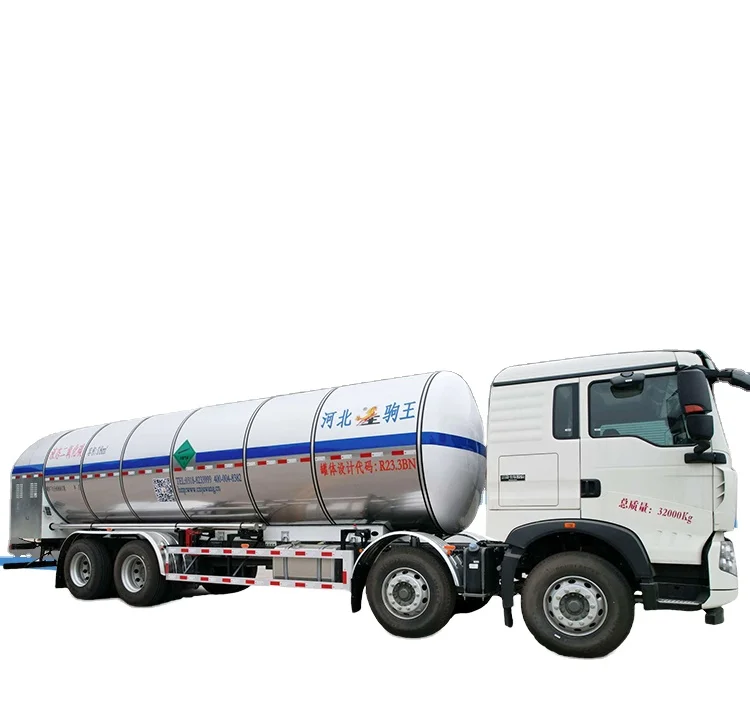 loading and unloading speed fast by pump Liquid Carbon dioxide transport Tank vehicle