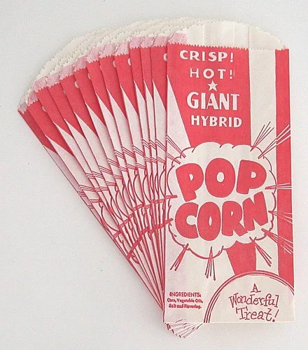 Popcorn Making Bag Microwave Popcorn Paper Bag Food Grade Custom Printing Greaseproof Paper Bag for Popcorn