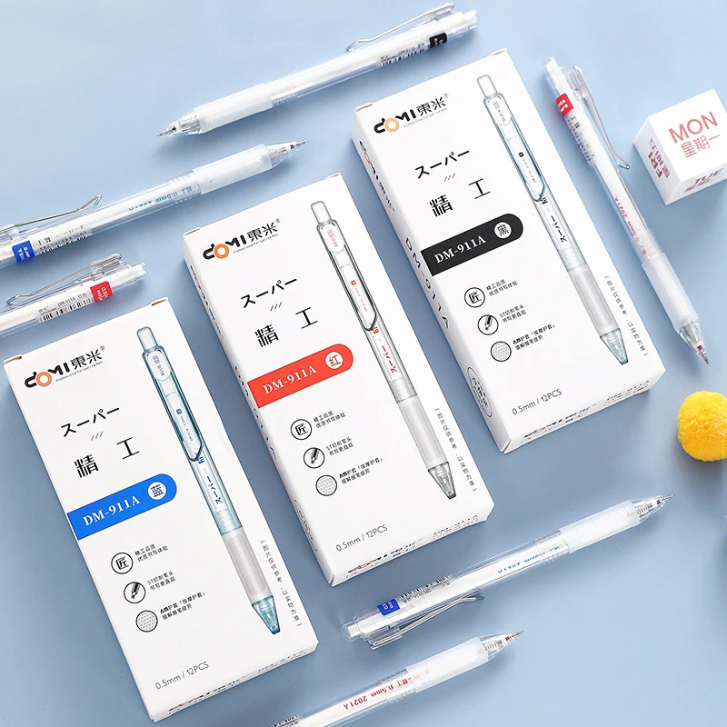 Manufacturers Stock Dongmi New 911A Press Pen Simple Soft Sheath 0.5mm Cutting Pen Gel Pen