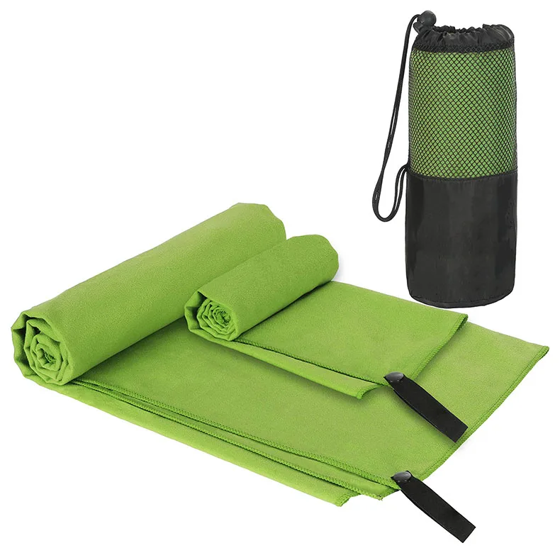 2-Pack Microfiber Factory Price Customized Quick Drying Breathable Gym Fitness Sports Towel