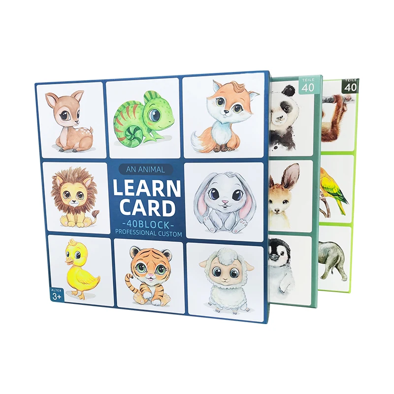 FREE SAMPLE  Custom Educational Paper Promotional Card Board Game Custom Printing Funny Learning Memory Card Game For Children