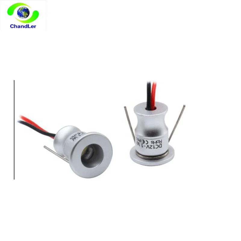 
Spotlight LED 12V 1W Recessed Mini LED Spot Light Small Ceiling Downlight Wall Spots jewelry Showcase Cabinet Lighting 