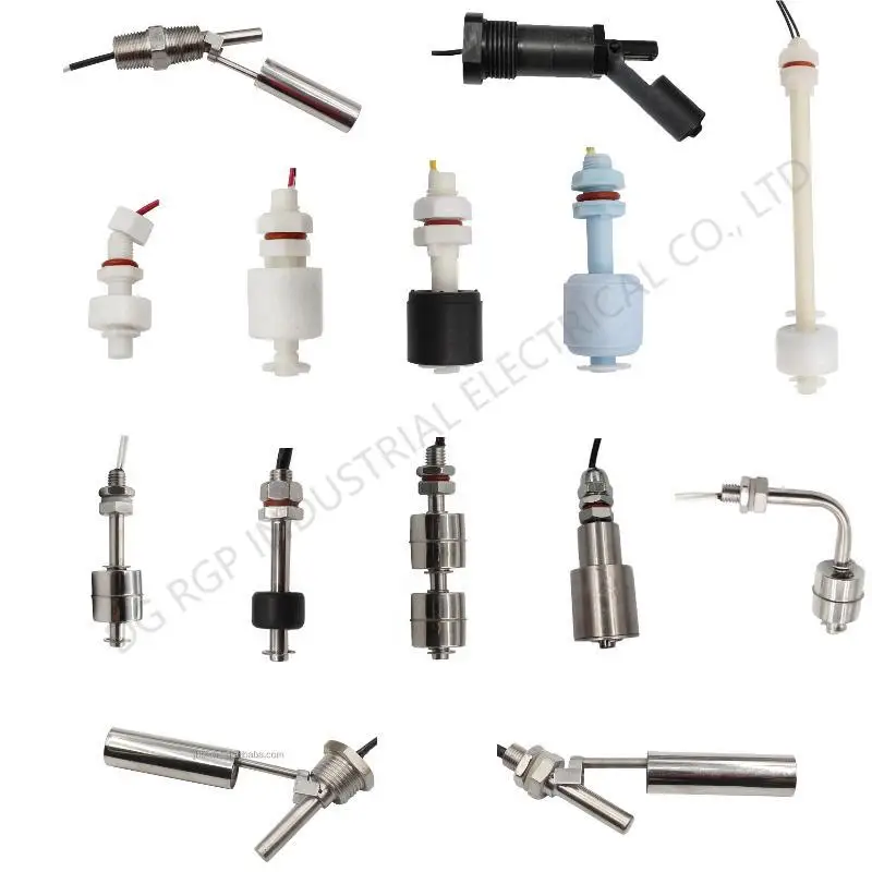 Side Mounting Float Switches Liquid Level Tank Float Control Stainless PP PVDF 24V Fluid Level Indicator For WATER DISPENSER