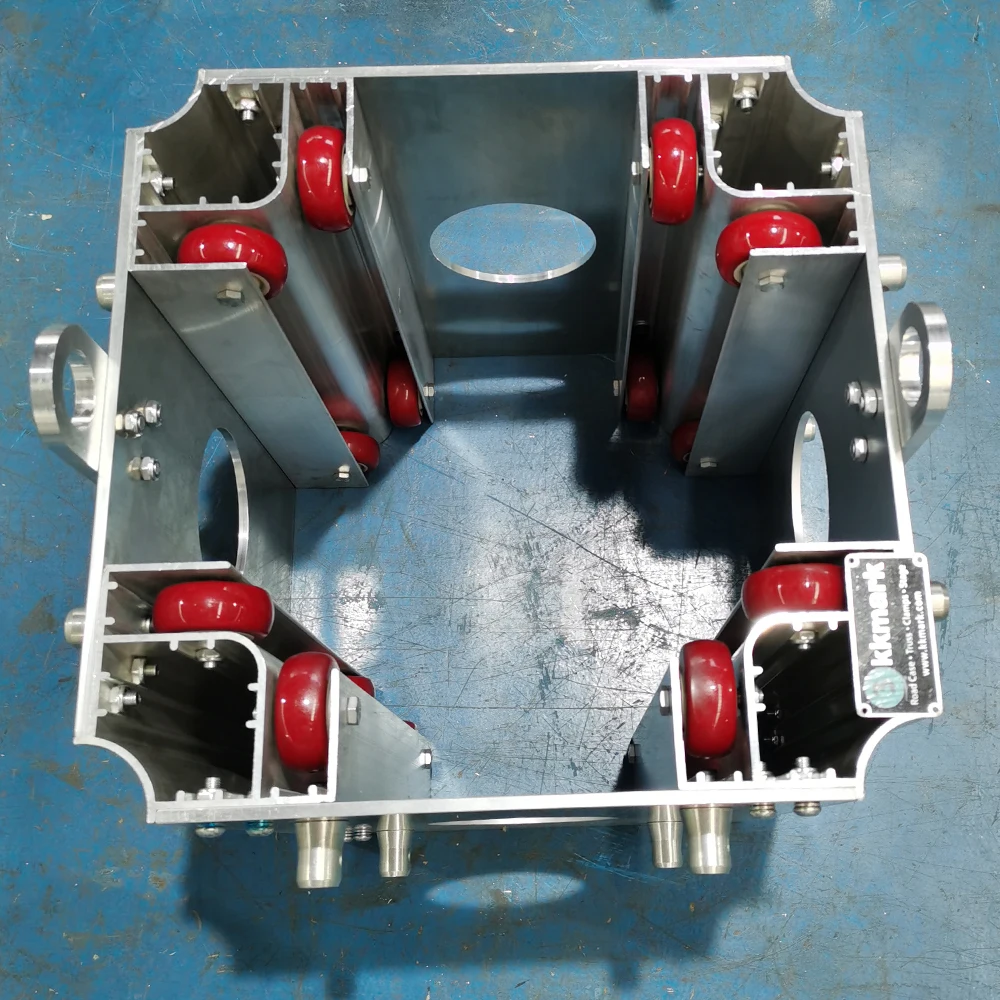 Kkmark F34 12 Inch Square Lighting Box Aluminum Truss Roof Tower System Ground Support Sleeve Block