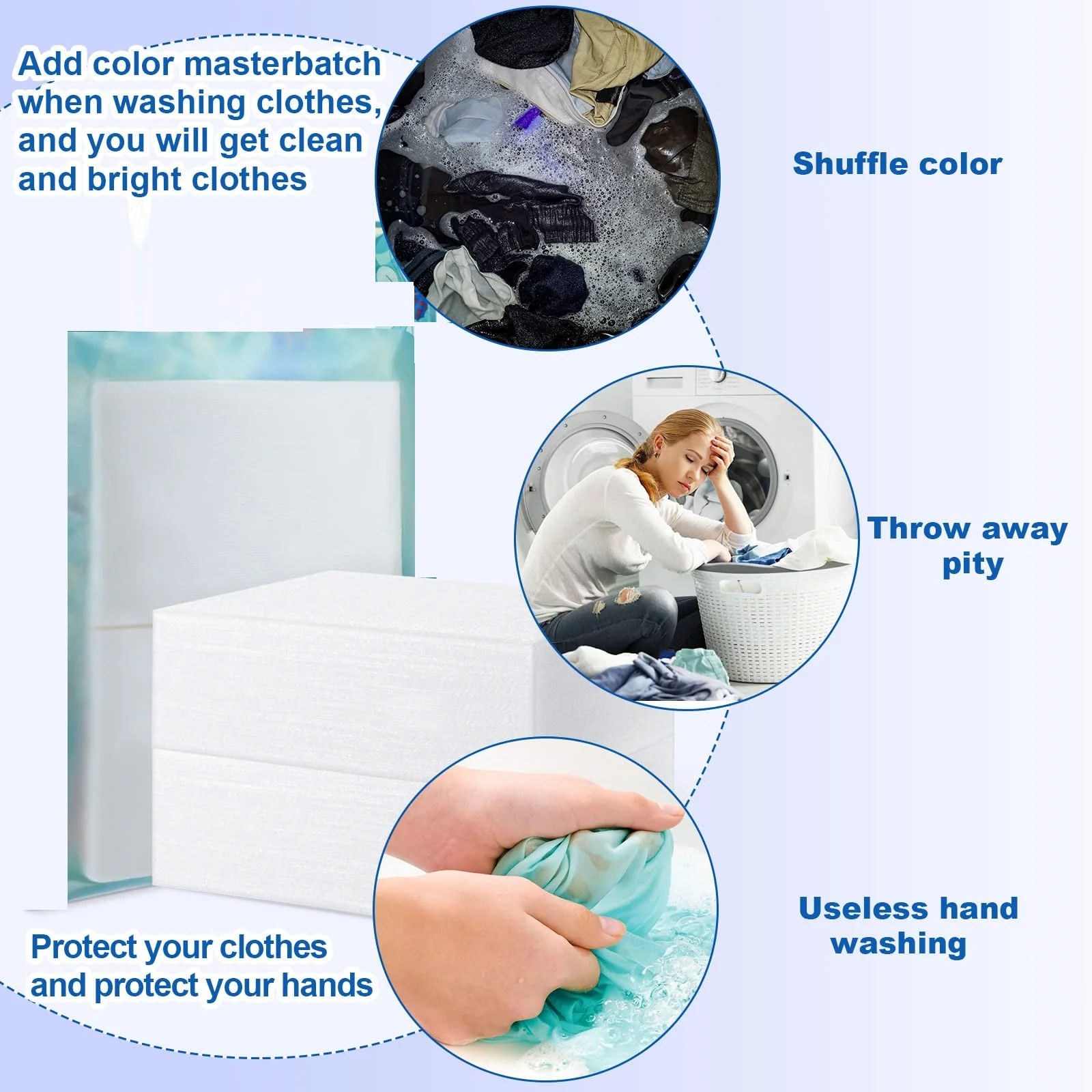 KELEE Bulk Laundry Mixed Washing Color Catcher Color Fabric Absorbing Grabber Colour Catcher Laundry Sheets