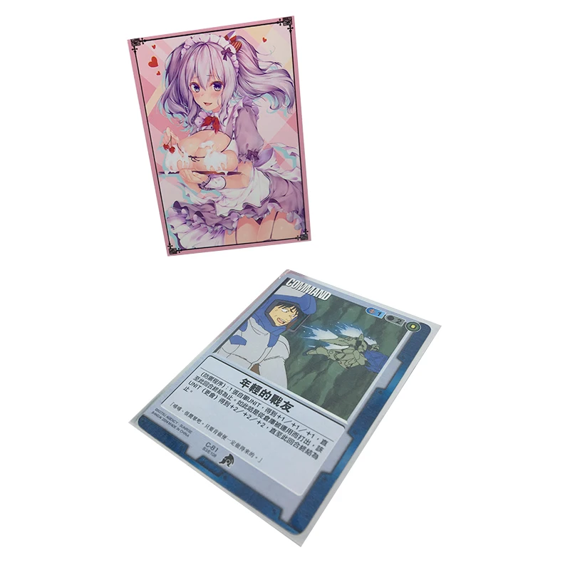 Custom japanese MTG Yugioh TCG Board Game Cards Deck Protector Trading Anime sleeve