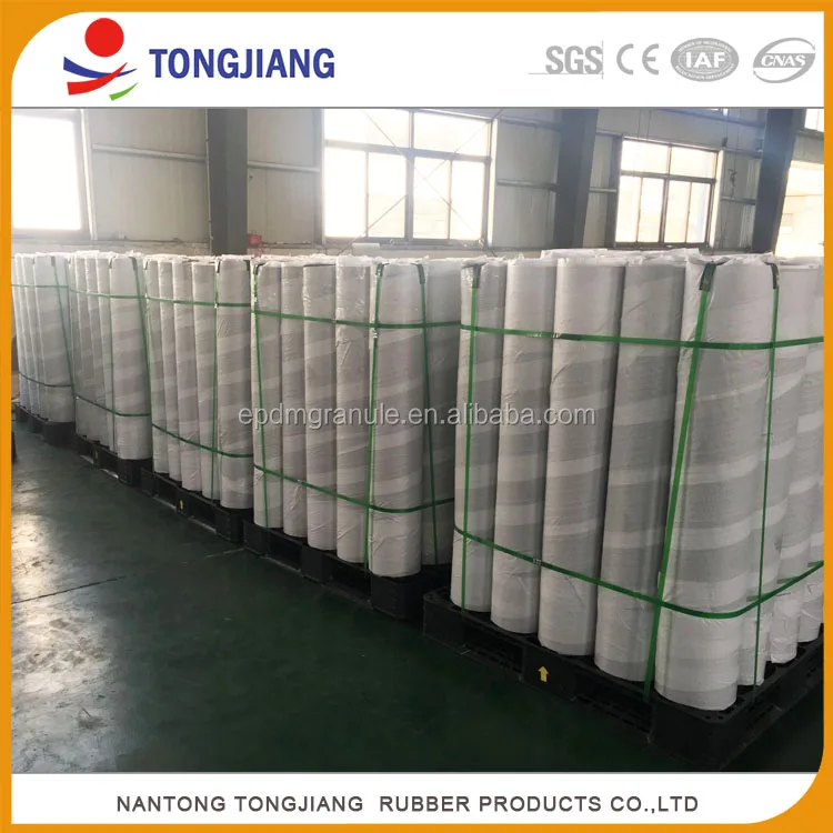 High density hot selling black +colorful epdm 6mm gym rubber flooring rolls