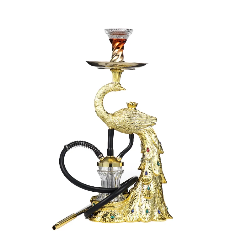 Wholesale Unique Shape Portable Hookah Hot Sale Available Customized Shisha Hookah With Led